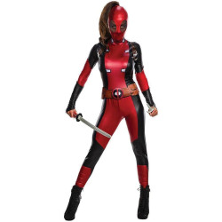 Fantasia Adulto Deadpool Feminina Luxo