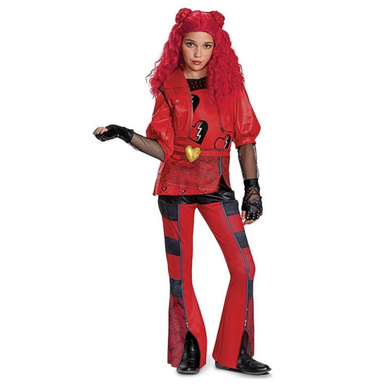 Fantasia Descendentes 4 Disney Red Infantil Luxo Fantasia Descendentes 4 Disney Red Infantil Luxo