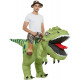Fantasia Inflável Nas Costas do Dino Adulto Fantasia Inflável Nas Costas do Dino Adulto