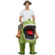 Fantasia Inflável Nas Costas do Dino Adulto Fantasia Inflável Nas Costas do Dino Adulto