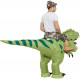 Fantasia Inflável Nas Costas do Dino Adulto Fantasia Inflável Nas Costas do Dino Adulto