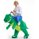 Fantasia Inflável Nas Costas do Dinossauro Adulto Fantasia Inflável Nas Costas do Dinossauro Adulto