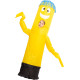 Fantasia Inflável Divertidas Dança Tubo Amarelo