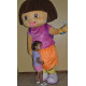 Fantasia Adulto Dora a Exploradora Mascote Luxo Fantasia Adulto Dora a Exploradora Mascote Luxo