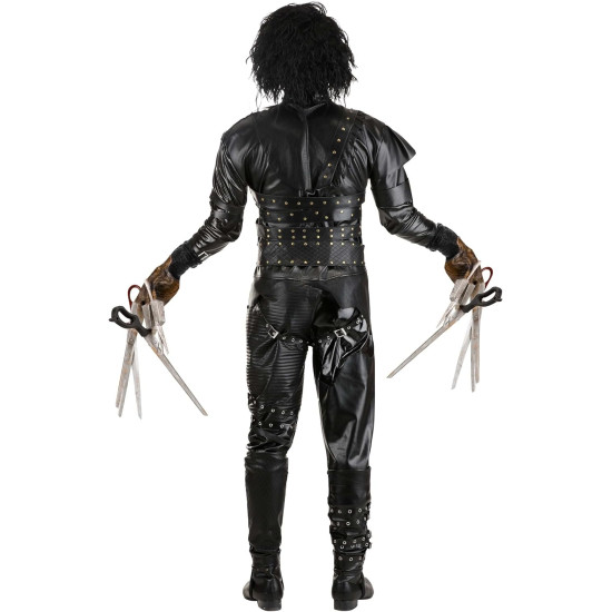 Fantasia Edward Mãos de Tesoura Adulto Clássica Fantasia Edward Mãos de Tesoura Adulto Clássica