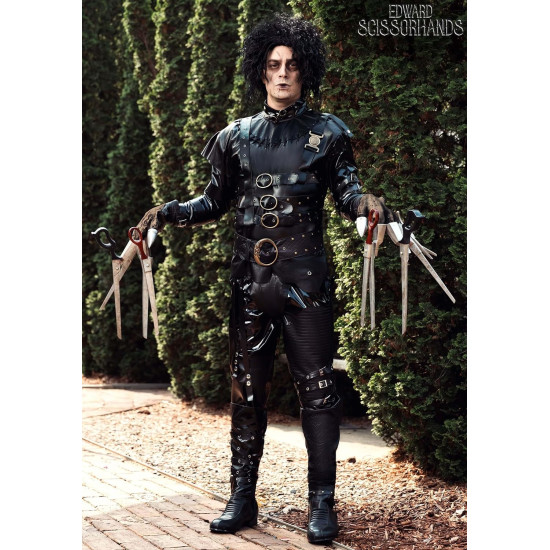 Fantasia Edward Mãos de Tesoura Adulto