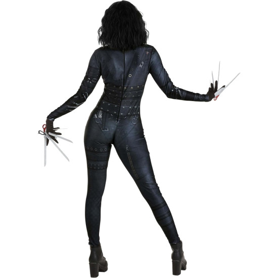 Fantasia Edward Mãos de Tesoura Feminino Colante Fantasia Edward Mãos de Tesoura Feminino Colante