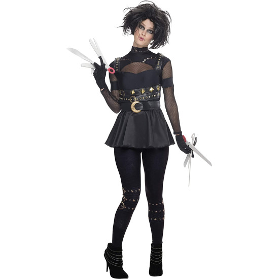 Fantasia Edward Mãos de Tesoura Feminino Luxo Fantasia Edward Mãos de Tesoura Feminino Luxo