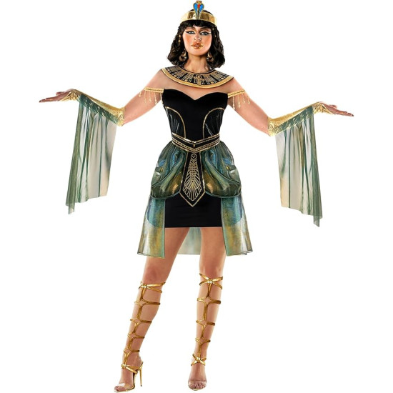 Fantasia Adulto Feminino Cleópatra Sexy Luxo