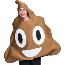 Fantasia Emoji Cocô Luxo Adulto