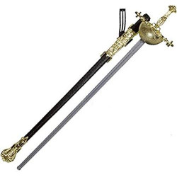Espada de Esgrima Luxo Os Tres Mosqueteiros