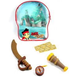Espada e Luneta Infantil Pirata Jake da Terra do Nunca