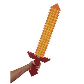 Espada Minecraft Fogo Espada Minecraft Fogo