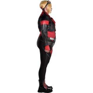Fantasia Arlequina Esquadrão Suicida Adulto Luxo Extra Grande Fantasia Arlequina Esquadrão Suicida Adulto Luxo Extra Grande