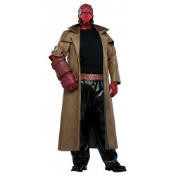 Fantasia Adulto Hellboy Luxo Extra Grande