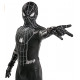 Fantasia Adulto Homem Aranha Spider Man Spandex Preto