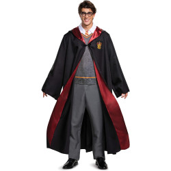 Fantasia Casa Hogwarts Luxo Harry Potter Adulto Completo