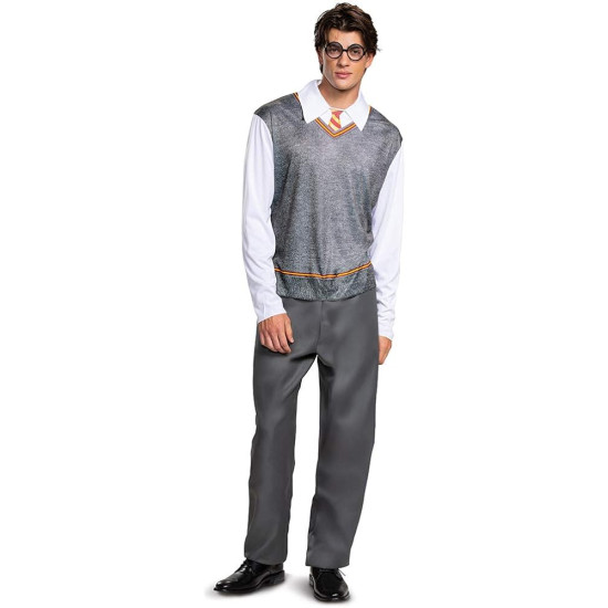 Fantasia Casa Hogwarts Luxo Harry Potter Adulto Completo