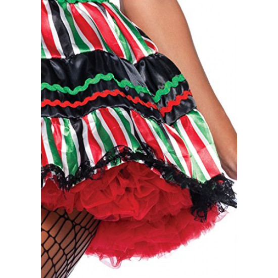 Fantasia Caveira Mexicana Adulto Extra Grande Clássica