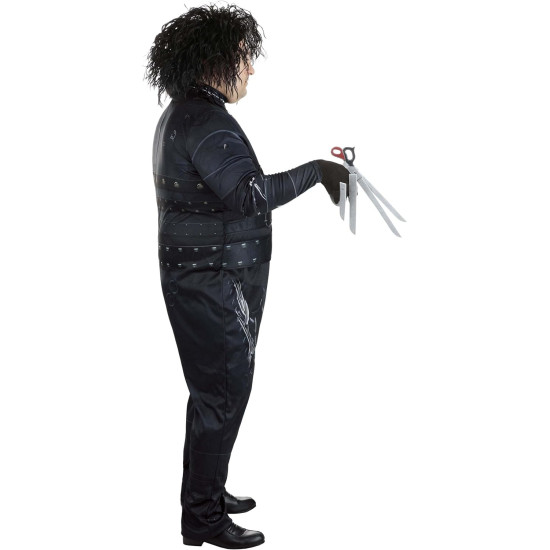 Fantasia Edward Mãos de Tesoura Adulto Extra Grande