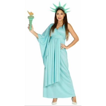 Fantasia Estátua da Liberdade Adulto Fantasia Estátua da Liberdade Adulto