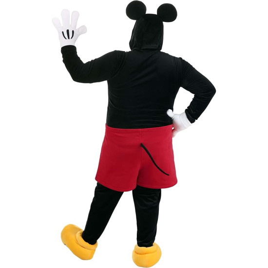 Fantasia Mickey Mouse Luxo Adulto Moderno Extra Grande