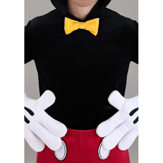 Fantasia Mickey Mouse Luxo Adulto Moderno Extra Grande