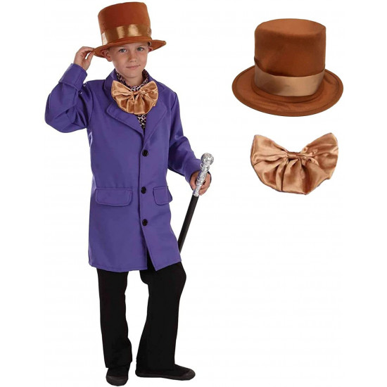 Fantasia Willy Wonka Infantil Luxo 2