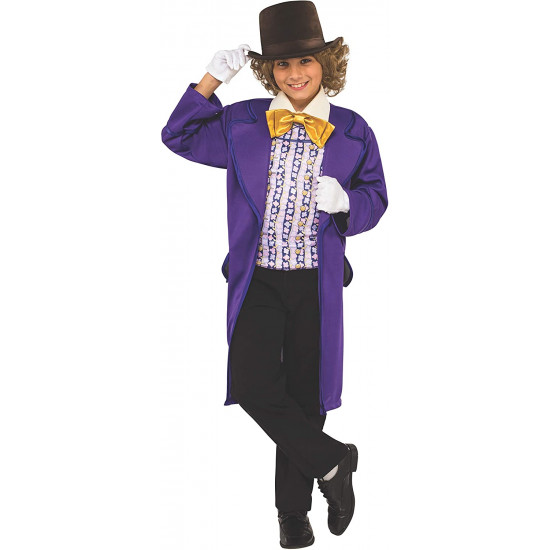 Fantasia Willy Wonka Infantil Luxo