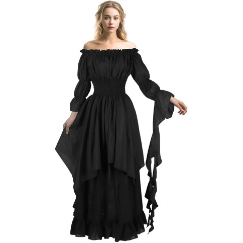 Fantasia Fantasma da Ópera Adulto Feminino Clássica Preta Fantasia Fantasma da Ópera Adulto Feminino Clássica Preta