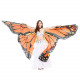 Asa Borboleta Luxo Laranja Adulto Tecido Gigante Asa Borboleta Luxo Laranja Adulto Tecido Gigante