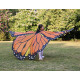 Asa Borboleta Luxo Laranja Adulto Tecido Gigante Asa Borboleta Luxo Laranja Adulto Tecido Gigante