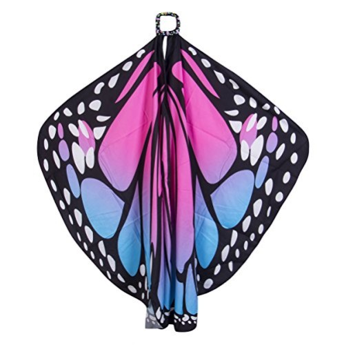 Asa Borboleta Luxo Rosa Adulto Tecido Gigante Asa Borboleta Luxo Rosa Adulto Tecido Gigante