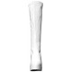 Bota Adulto Branca Plataforma Luxo Bota Adulto Branca Plataforma Luxo