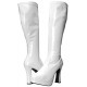 Bota Adulto Branca Plataforma Luxo Bota Adulto Branca Plataforma Luxo