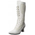 Bota Branca de Amarrar