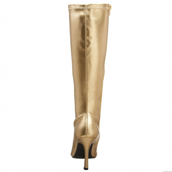 Bota Dourada Adulto Luxo Bota Dourada Adulto Luxo
