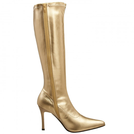 Bota Dourada Adulto Luxo Bota Dourada Adulto Luxo