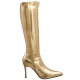 Bota Dourada Adulto Luxo Bota Dourada Adulto Luxo