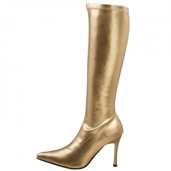 Bota Dourada Adulto Luxo Bota Dourada Adulto Luxo
