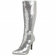 Bota Lantejoula Prateada Luxo Sexy Bota Lantejoula Prateada Luxo Sexy
