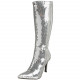 Bota Lantejoula Prateada Luxo Sexy Bota Lantejoula Prateada Luxo Sexy