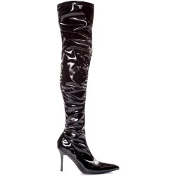 Bota Preta Sexy Adulto Lala Bota Preta Sexy Adulto Lala