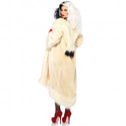 Casaco de Pelúcia Cruela Super Luxo