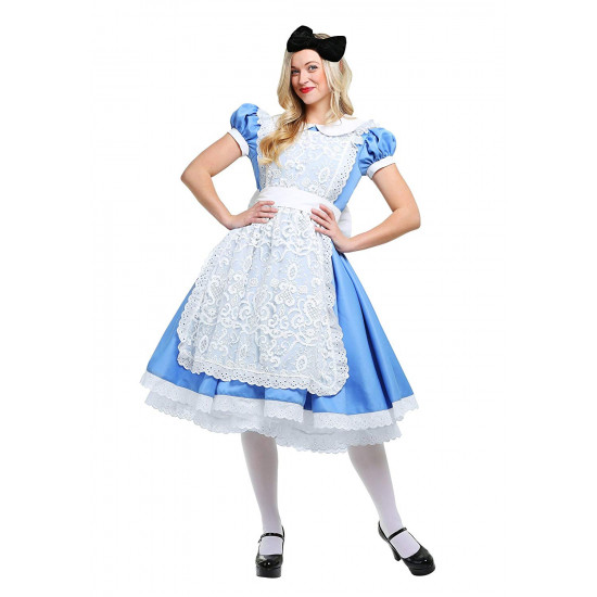 Fantasia Adulto Alice no País das Maravilhas Elite Fantasia Adulto Alice no País das Maravilhas Elite