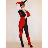 Fantasia Adulto Arlequina Harley Quinn Spandex