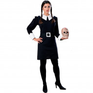 Fantasia Adulto Família Addams Wednesday Vandinha