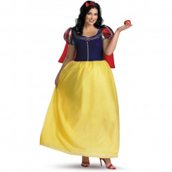 Fantasia Adulto Feminina Branca de Neve Luxo