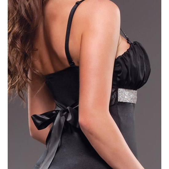 Fantasia Adulto Feminino Glamour da Meia Noite Sexy Fantasia Adulto Feminino Glamour da Meia Noite Sexy