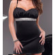 Fantasia Adulto Feminino Glamour da Meia Noite Sexy Fantasia Adulto Feminino Glamour da Meia Noite Sexy